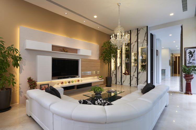 Minimalist, Modern Design - Living Room - Landed House - Design by U-Home Interior Design Pte Ltd